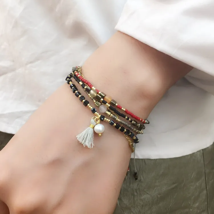 VIKIKO 非金属布艺手链 幸运小礼物仙女星座学生闺蜜简约甜美手绳