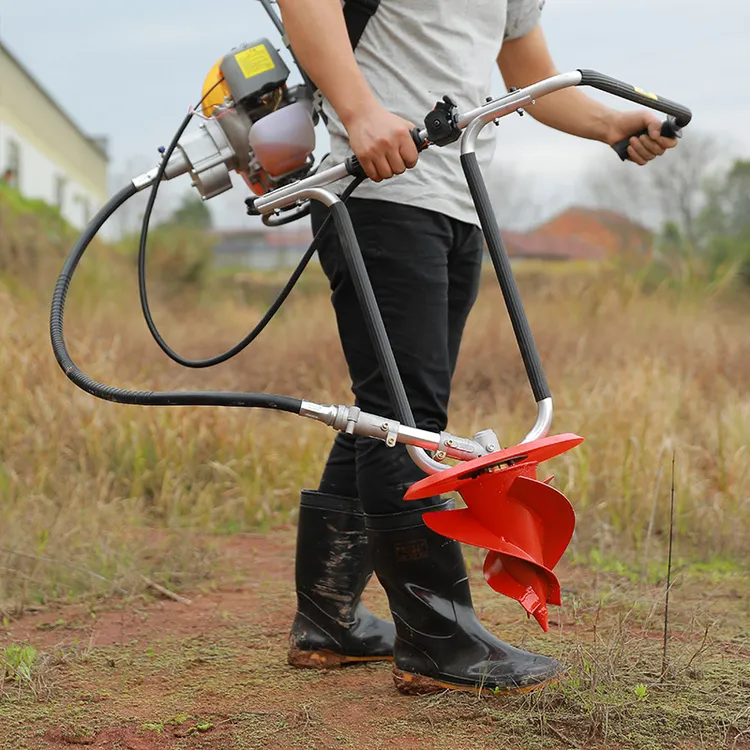 背负割草机烟叶种植机打塘机开垦机打洞打窝挖穴机烟钻种烟打孔器