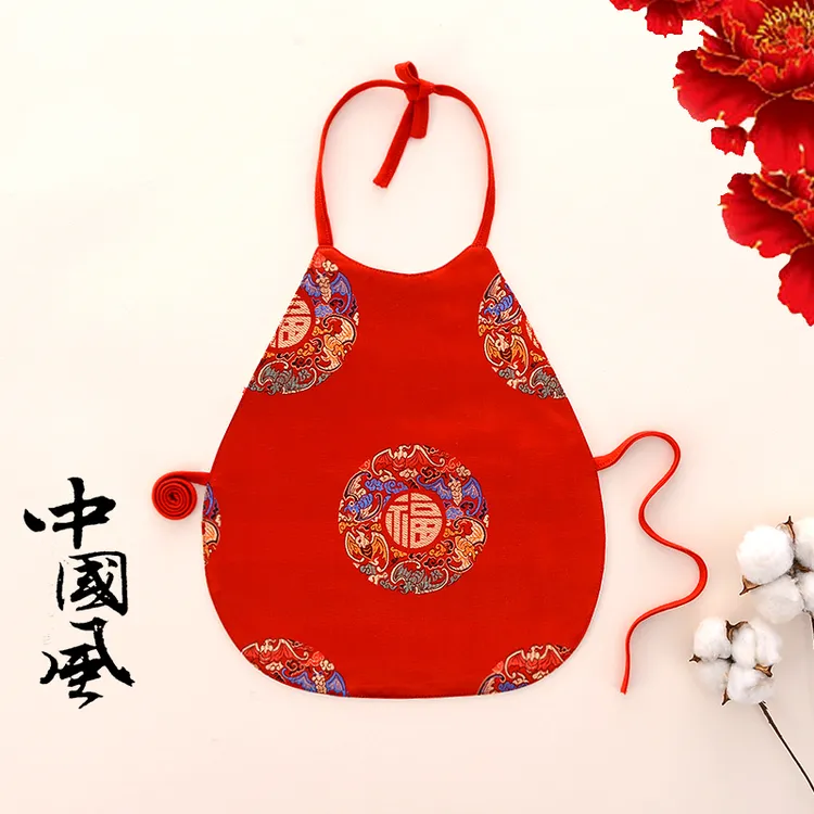 宝宝肚兜夏季儿童薄款红色喜庆护肚脐新生婴儿满月百天周岁纯棉兜