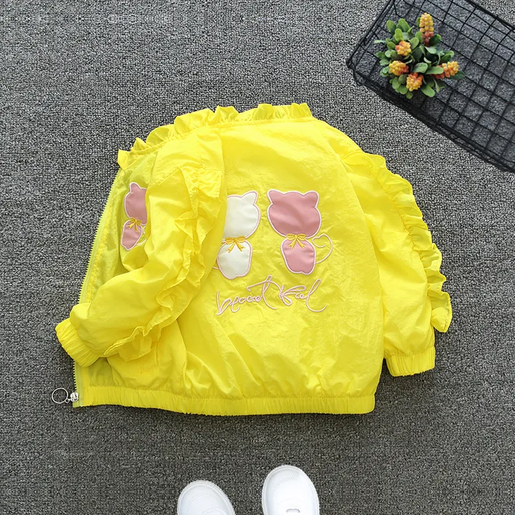 女童棒球服开衫2025秋装薄款外套春秋款童装中大儿童宝宝洋气夹克
