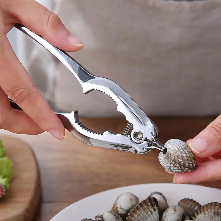 自动回弹开血蛤神器家用泥毛蚶夹开蛤器贝壳花蛤夹血蛤蚌钳开启器