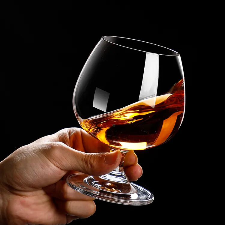 6只装水晶玻璃白兰地杯干邑杯欧式家用红酒杯洋酒杯威士忌酒杯