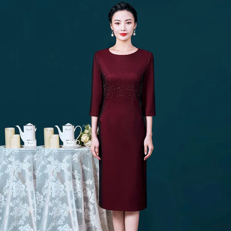 年轻喜婆婆婚宴装高端春夏秋新款高档丈母娘婚礼妈妈礼服高贵洋气