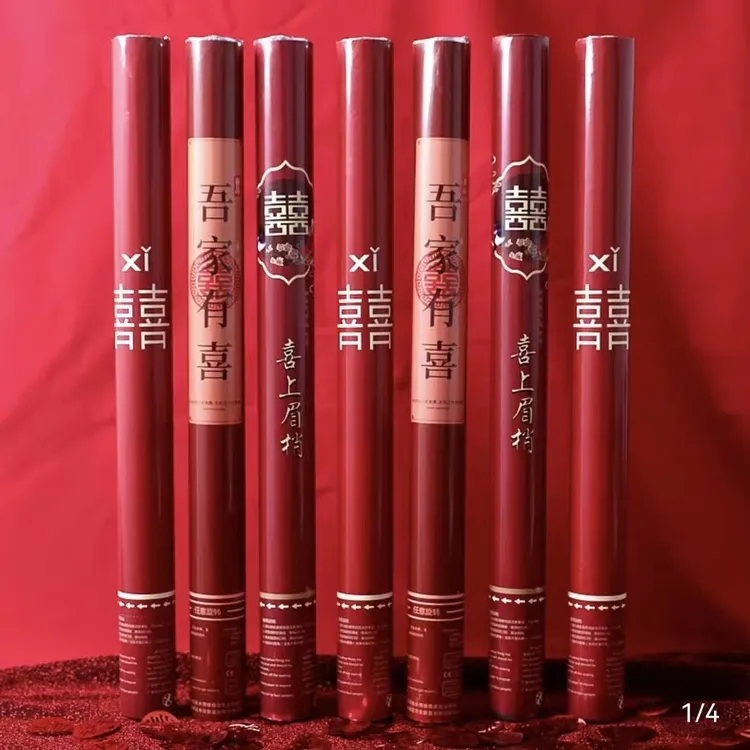 80cm大号结婚礼炮手持礼花筒喷花手拿彩喷组爱心花瓣结婚庆用品