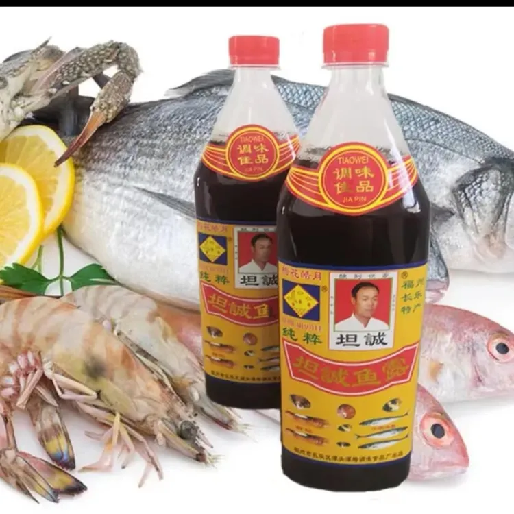 福建长乐特产梅花坦城腌制鱼露虾油炒菜调味料850毫升/瓶2瓶起拍