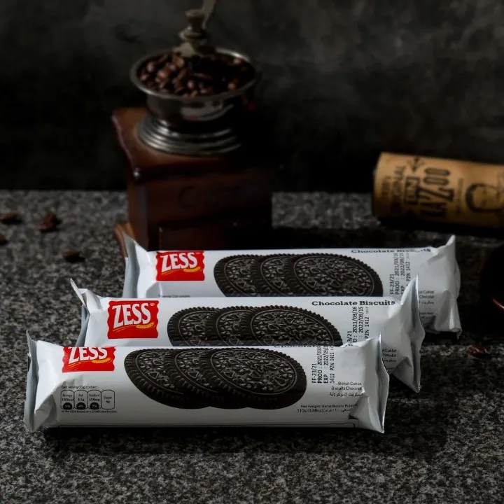 【不添加代可可脂】zess杰思马来进口巧克力无夹心饼干奥奥饼干双11