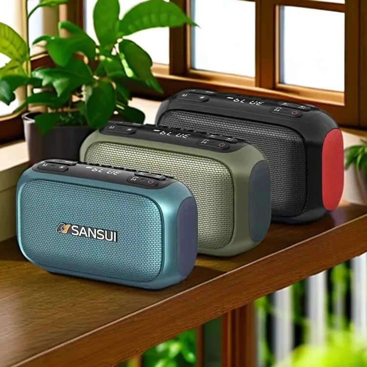 SANSUI/山水山水音响F31小型迷你智能蓝牙音响便携式插卡收音机