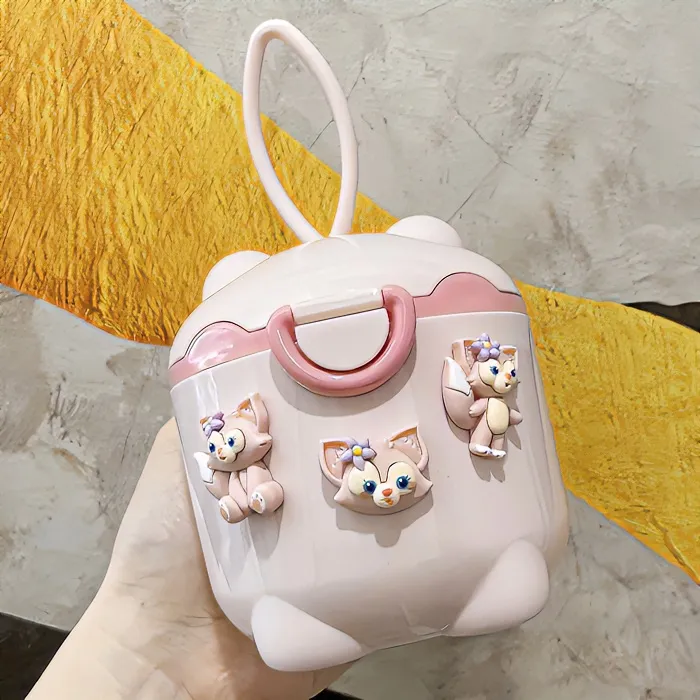 婴儿奶粉盒便携外出食品密封储存盒可爱宝宝辅食米粉收纳防潮罐