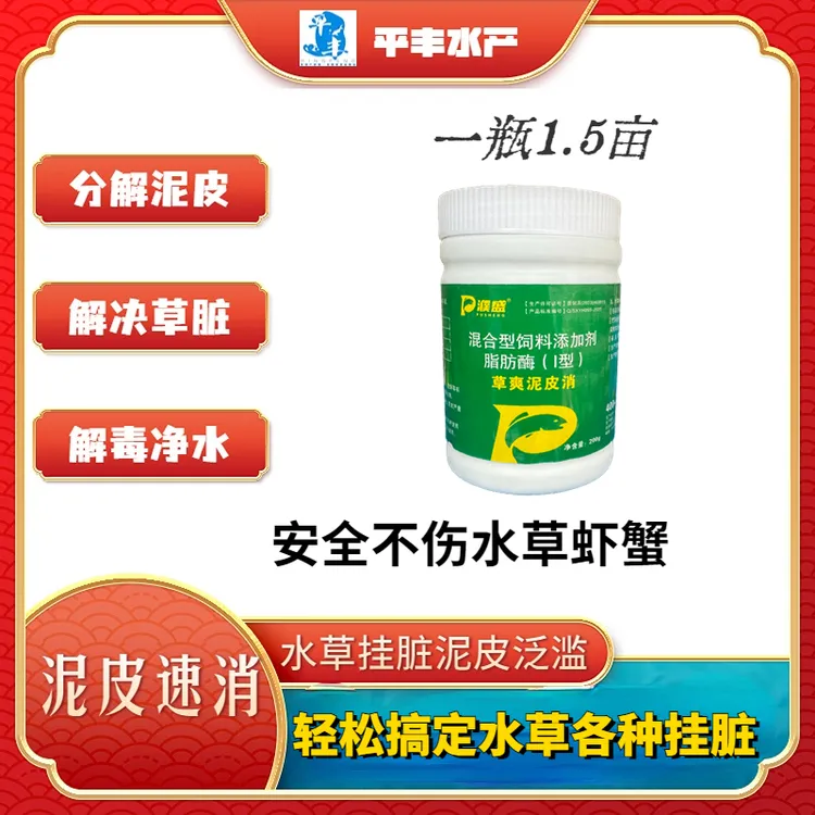 【泥皮消】水草挂脏泥皮结晶有机质水浑净化水质藻泥混合型稳定祛除