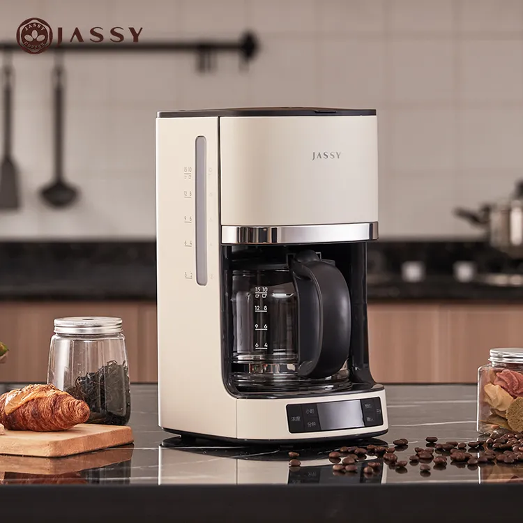 JASSY爵仕咖啡滴漏机家用美式大容量办公室泡茶咖啡机智能预约