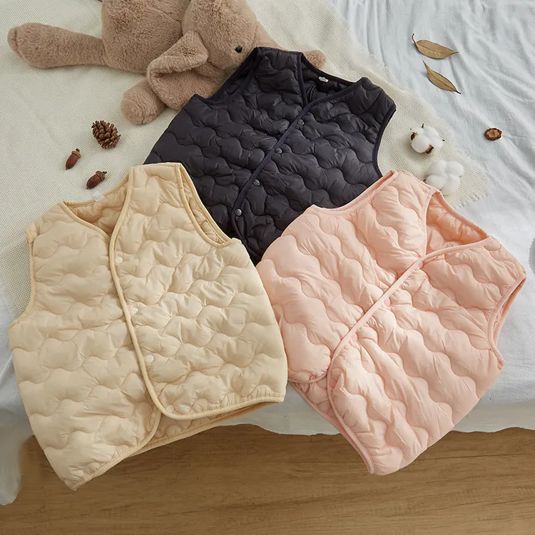 儿童防风马甲秋冬百搭洋气内外穿上衣男童女童加厚保暖马甲外套