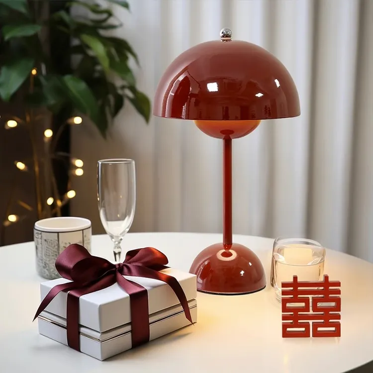 结婚花苞灯红色喜庆陪嫁长明灯结婚用新婚礼物送新娘夜灯小夜灯
