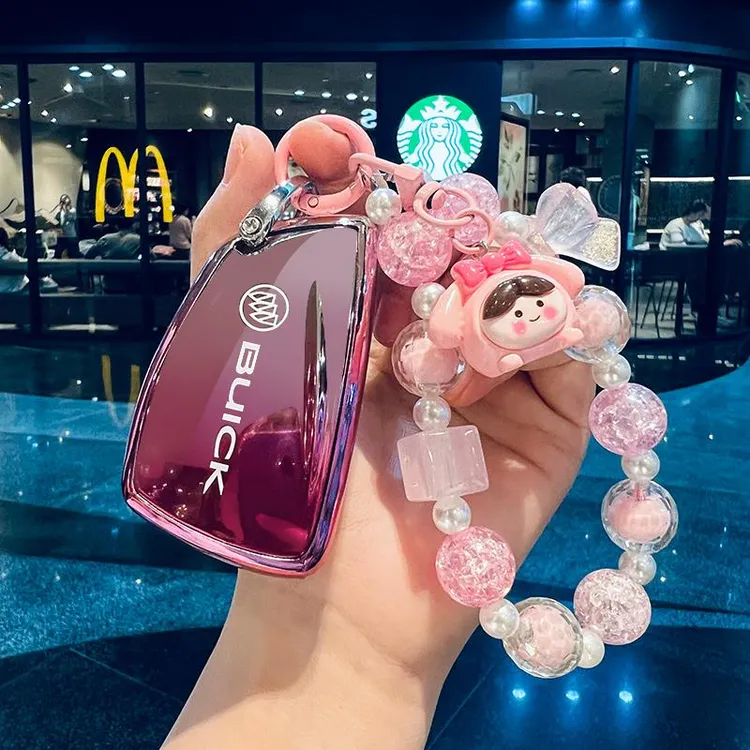 别克昂科威plus钥匙套s君越5键世纪昂科旗车壳扣女士专用2023款23