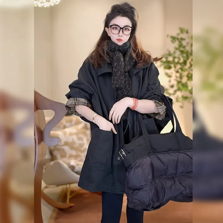 Linda姐高端线【冬日女王】秋冬爆款通勤高档棉服外套AW4WMF0169