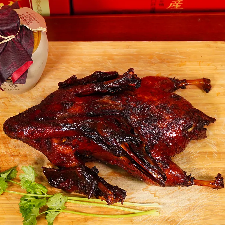 文虎散养老麻鸭 新鲜美味老酱鸭 整只1.5斤左右 现卤现发 顺丰