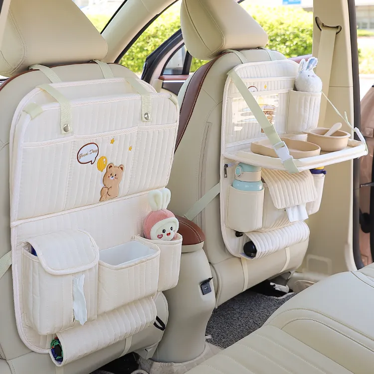 汽车座椅后背收纳袋挂袋车载后座椅背置物架车内后排多功能储物袋