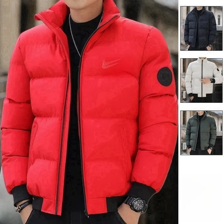 品牌新款外套男棉服男士冬季加厚保暖休闲服大码运动时尚潮牌立领