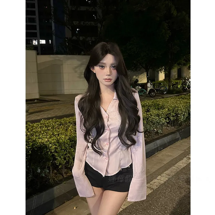 -【韩素希2.0】黑茶色新款小额蕾丝原创波浪新卷加大头皮全头套假发