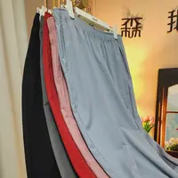 森鹅【竹那尔】5016女士直筒裤夏季 时尚 休闲 宽松