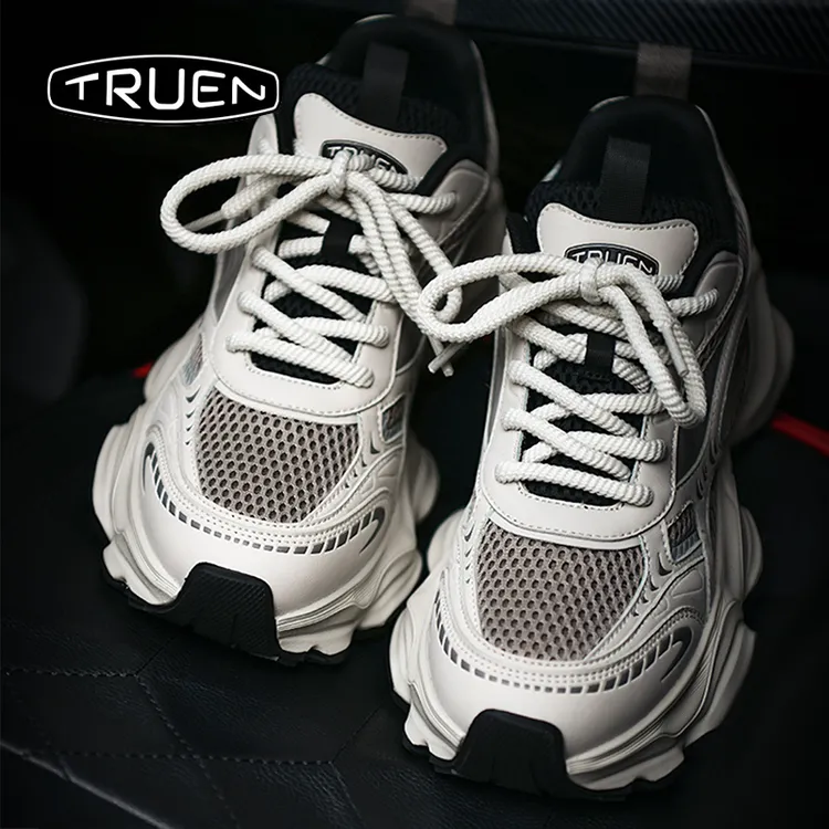 TRUE-N/真恩老爹鞋男增高运动鞋秋季厚底增高百搭高级感鞋子男鞋