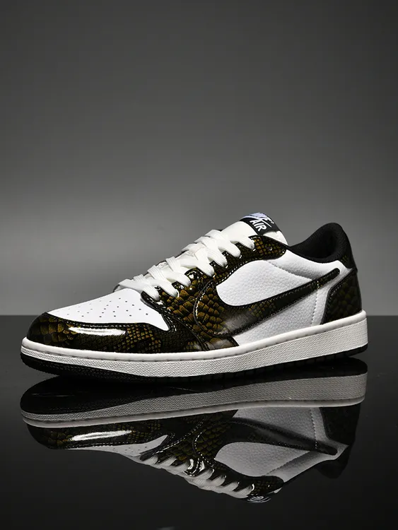 Nike/耐克AirJordan1白金低帮潮流百搭男运动休闲【夏季球鞋定制】