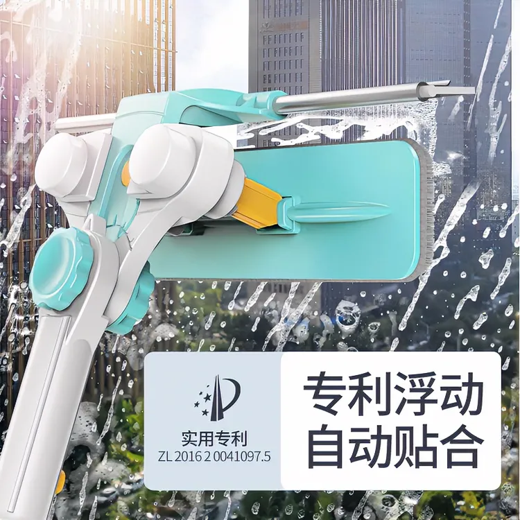 外窗擦玻璃神器双层双面高楼伸缩杆清洁清洗工具家用玻璃擦刮刷搽