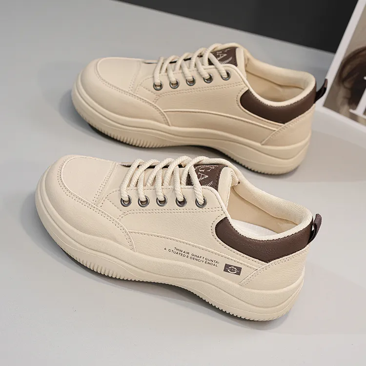 2024新款时尚百搭女鞋春秋板鞋ins潮鞋平底小白鞋潮流运动休闲鞋