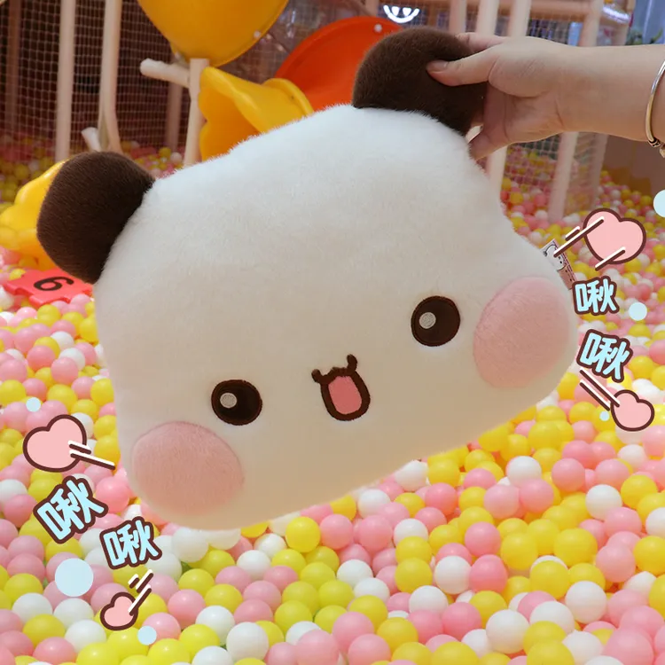 一二布布大脑袋毛绒绒啾啾叫抱枕靠垫软包家居抱枕情侣礼物可爱