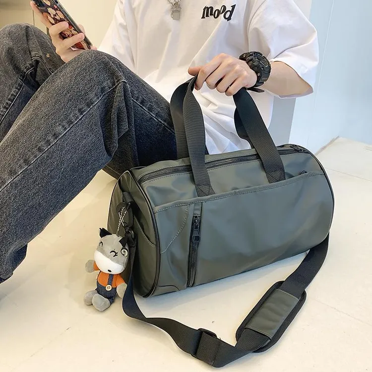 探屿旅行包女单肩健身包男出差轻便潮牌运动包斜挎包登机干湿分离