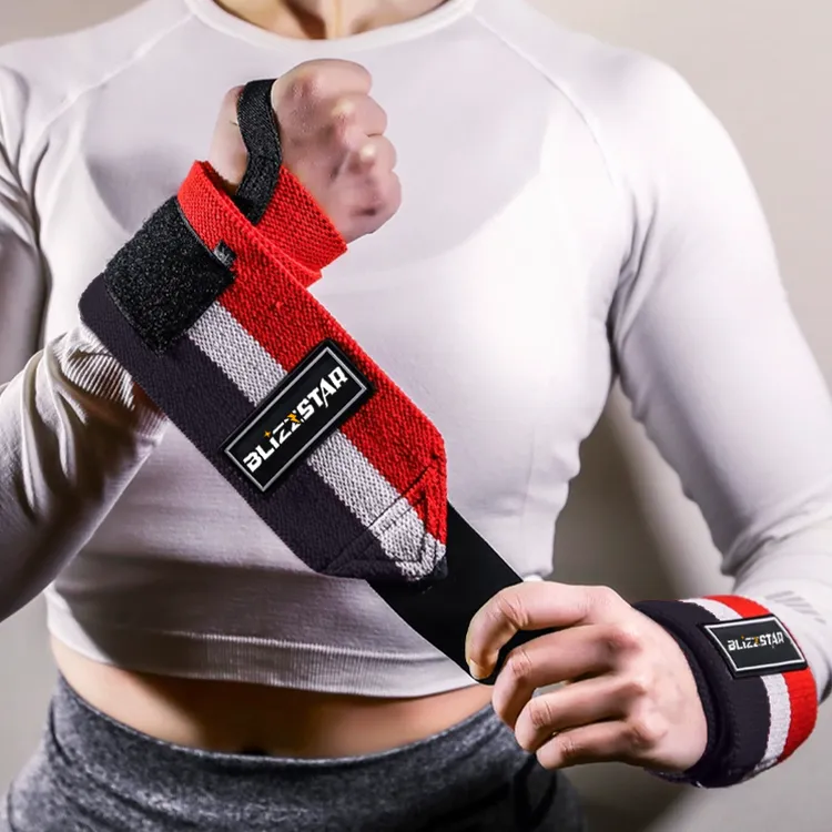 劳拉之星护腕健身同款美式男弹力绷带加压手腕力量举卧推助力带