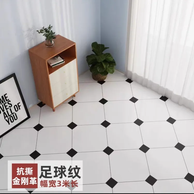 地板革铺地塑胶地板3米宽pvc加厚塑胶地革家用防水仓库地板革批发