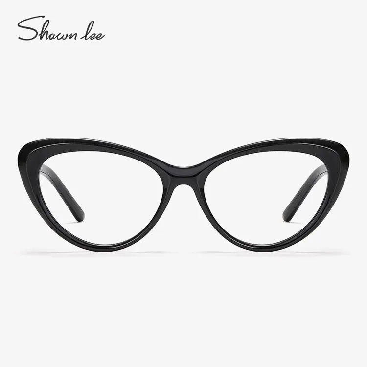 Shawnlee猫眼眼镜欧美近视镜女防蓝光护眼复古板材眼镜框可配度数