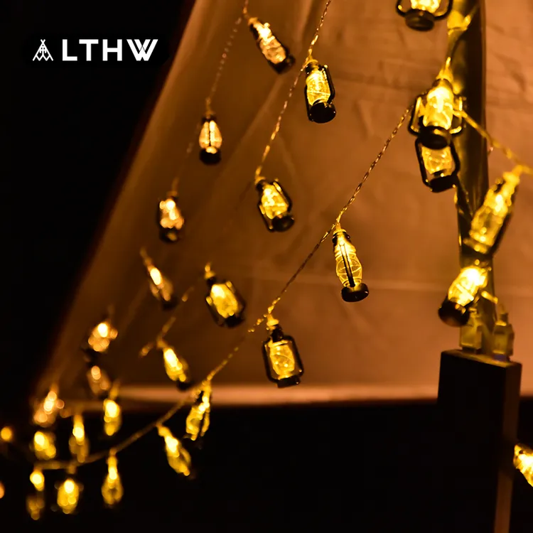 LTHW旅腾露营氛围灯LED复古煤油瓶灯户外帐篷天幕装饰灯营地灯串