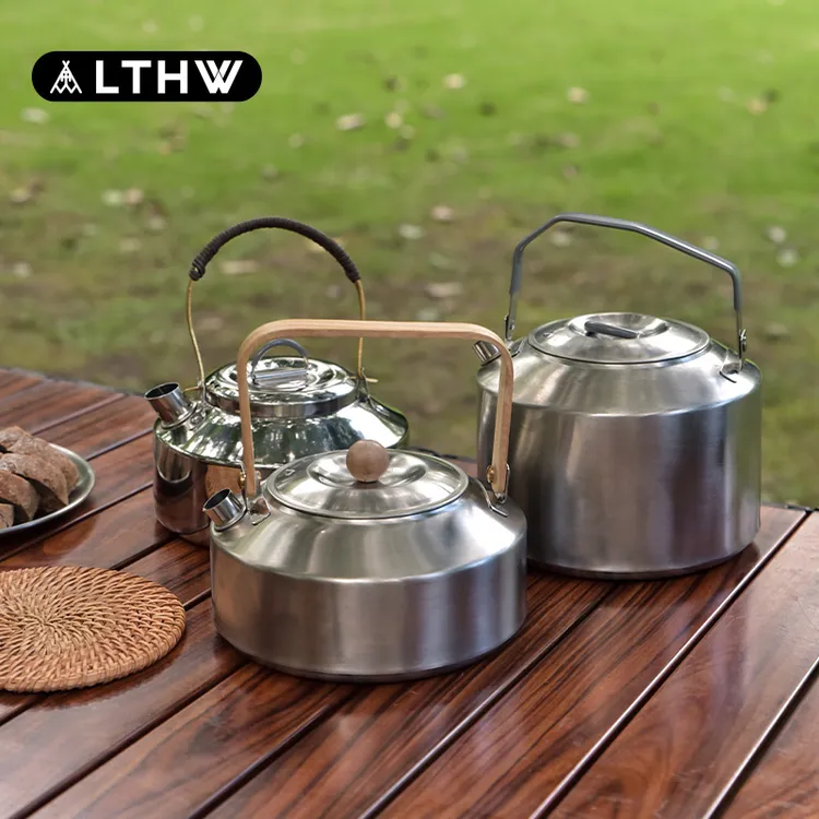 LTHW旅腾户外木柄铜柄烧水壶系列泡茶露营饮水具便携煮水茶壶野营