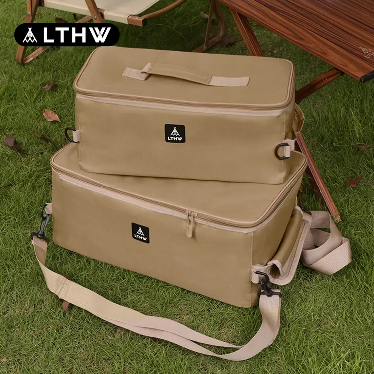 LTHW旅腾户外露营野餐收纳拎包大容量炊具提包野营装备包背包肩包