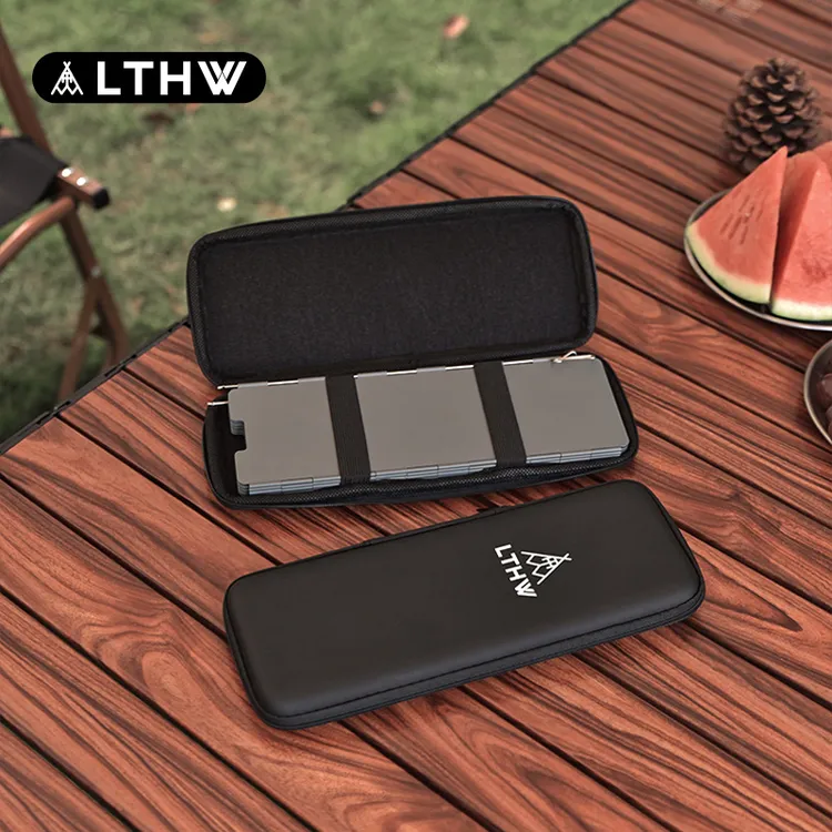 LTHW旅腾户外炉具挡风板EVA固定捆绑带收纳包便携炉头遮风板盒子