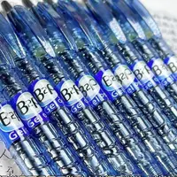 进口宝特笔B2P宝特瓶笔矿泉水笔黑色考试刷题中性笔学生用黑