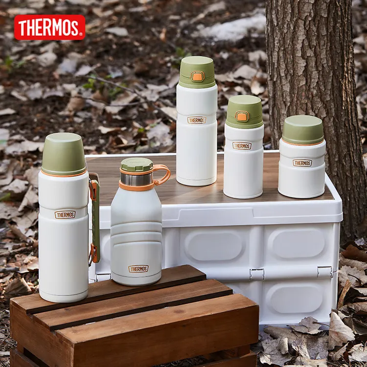 膳魔师真空保温杯户外露营旅行便携式TSK2系列焖烧罐大容量保温壶