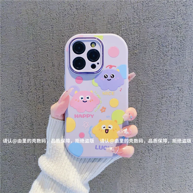 （iPhone15系列）金属小胖妹适用iPhone15/Plus/15Pro/ProMax手机壳