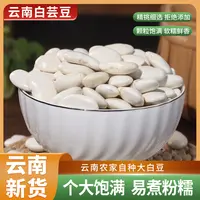  云南新货农家自种白芸豆 大白豆手工精选 颗粒饱满杂粮粗粮豆