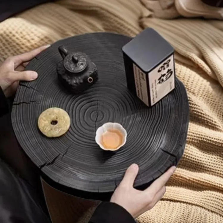 【新品】干泡台壶火炼木复古茶托蓄水茶盘储水式中式小复古茶盆