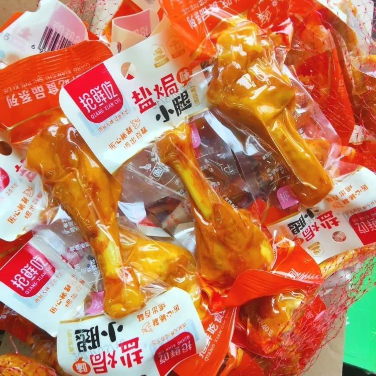 抢鲜吃批发休闲香辣盐焗鸡腿整箱腿乡巴佬风味宿舍办公室鸭肉零食