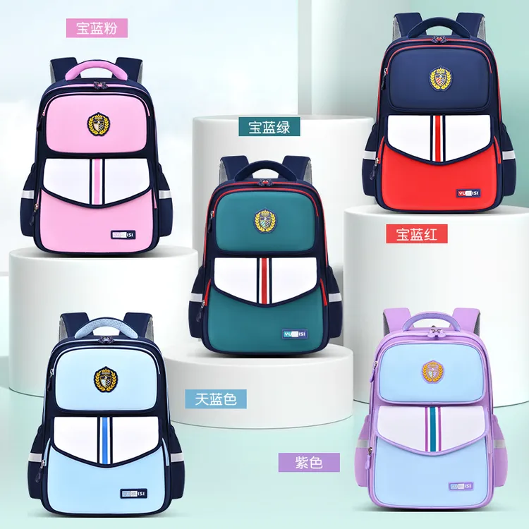 男女童书包6-12岁潮款防驼英伦风女生轻便高颜值小学生双肩包超轻