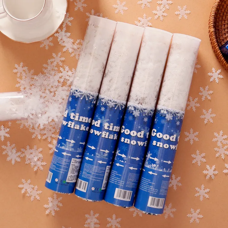 【大弟】2024新款雪花礼花棒氛围感雪花棒下雪氛围礼花花筒