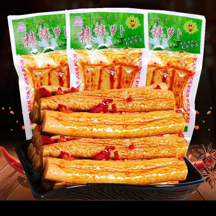 湖南向东棒棒萝卜条脆辣山椒酱好吃香辣下饭咸菜小包装特产零食