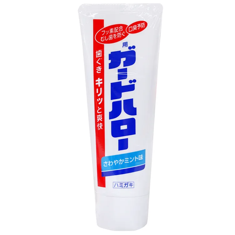 日本进口大白管牙膏165g 清爽薄荷味