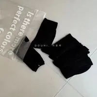 Doodonii 豆泥2025新款素色双针宝宝袜子新品百搭抽条儿童棉袜韩