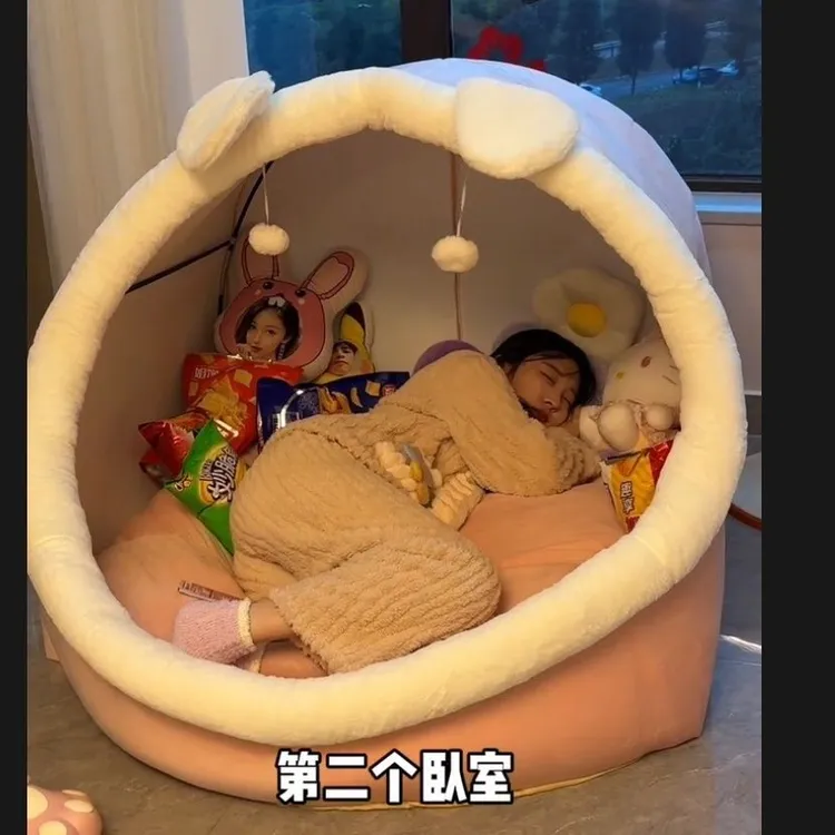 【小扬哥推荐】人类猫窝巨大超大懒人沙发床巨型冬眠神卧室阳台客厅