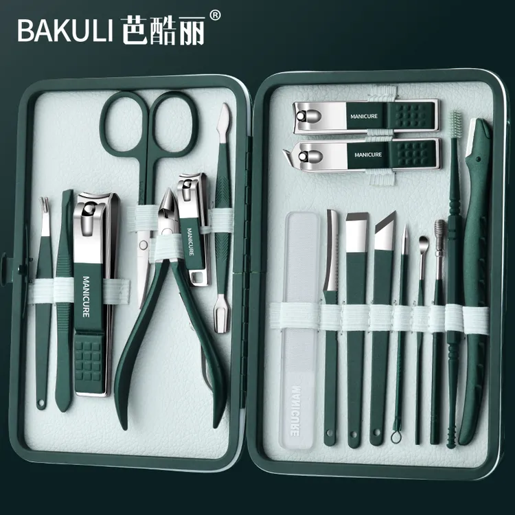 德国多功能指甲刀套装指甲剪指刀斜口指甲刀专用高档修甲家用套盒