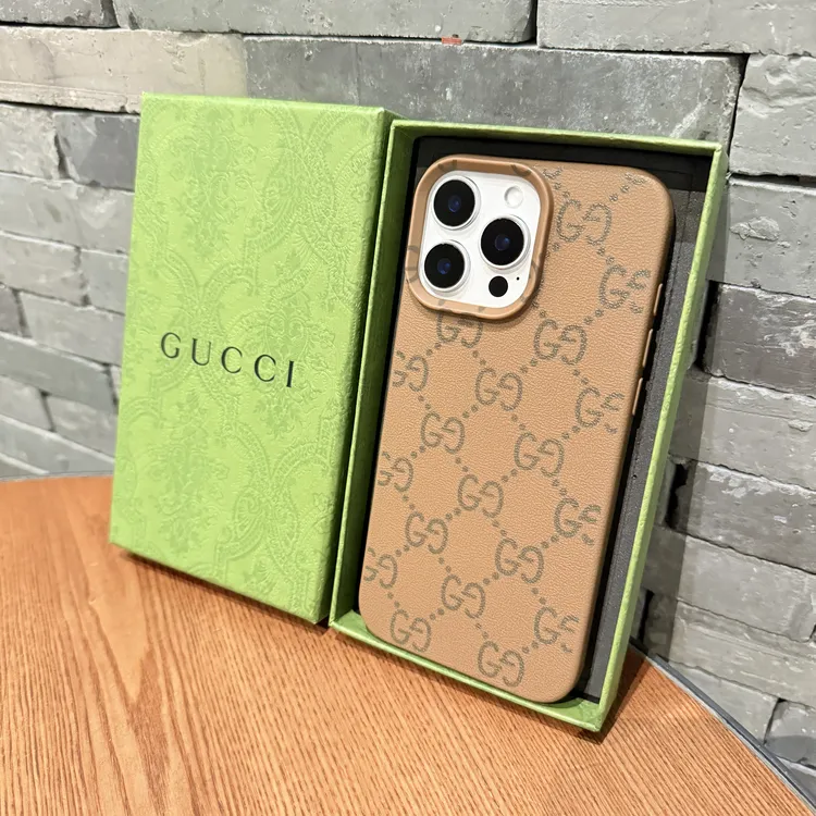 秋冬新款iPhone16promax手机壳古驰适用苹果14防摔15PM时尚13情侣
